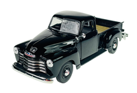 Maisto 1950 Chevrolet 3100 Pickup Schwarz 1:25 Die Cast Metal Neu Im Kasten