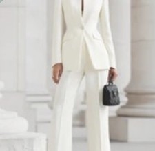 Marie Damen Business Zweiteiler Blazer & Schl...