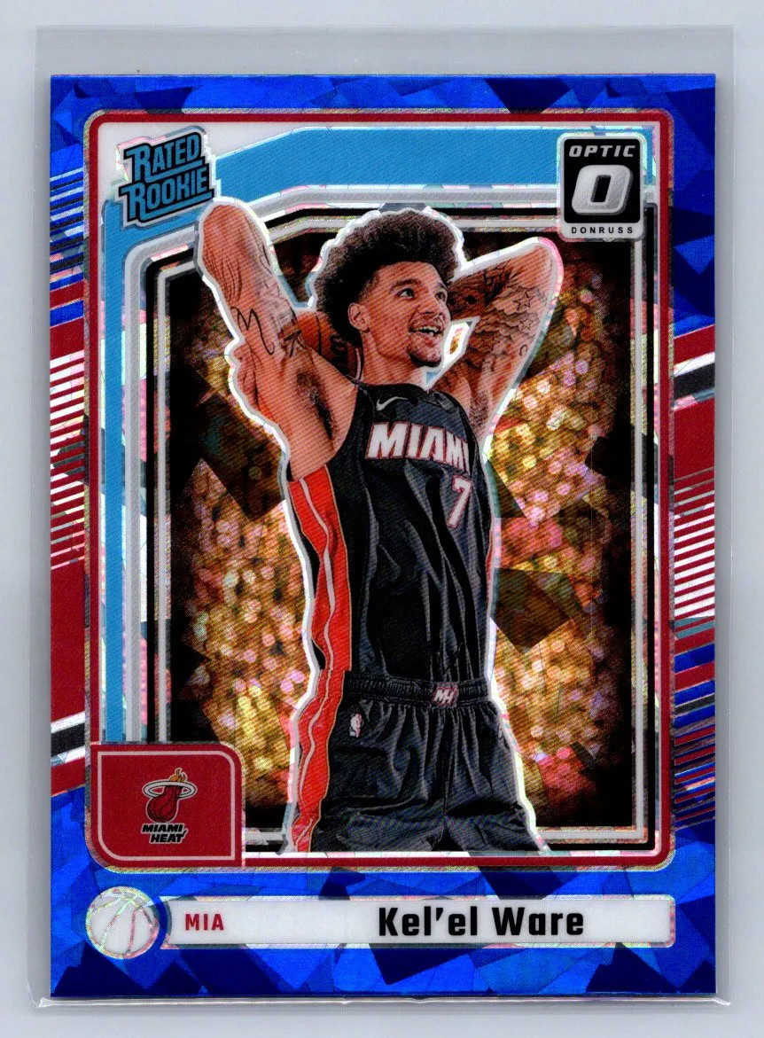 2024-25 Panini Donruss Optic Rated Rookie Kel'el Ware Preview Blue Ice #P-221