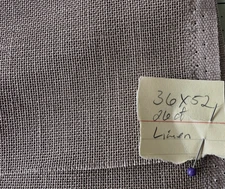 Zweigart  fabric linen 26 count 36 x 52 inch natural dark tan