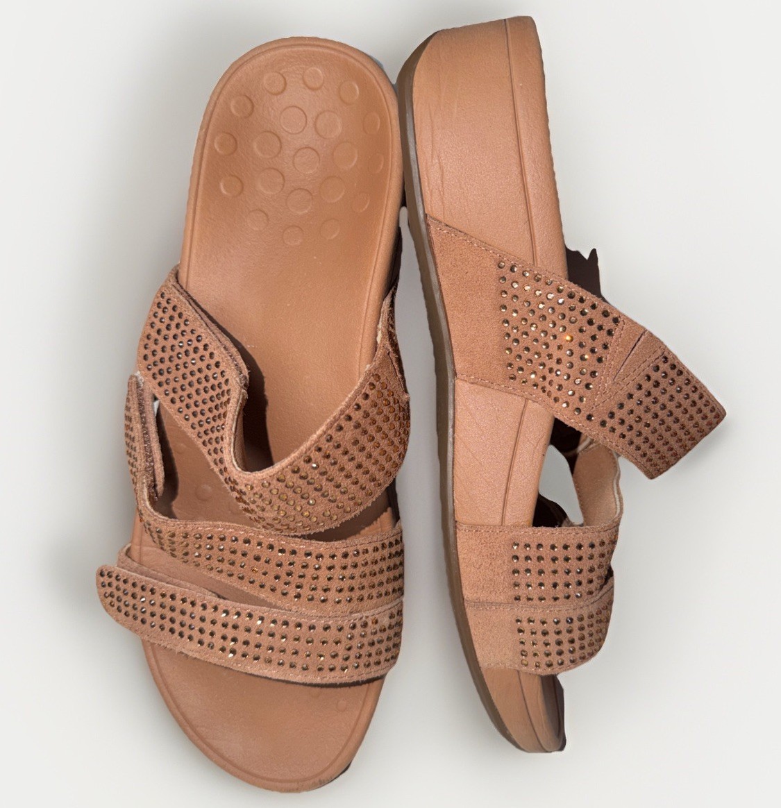 Vionic Brown Pacific Alexis Platform Adjustable S… - image 1