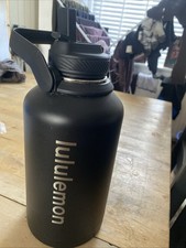 Lululemon Back To Life Sport Bottle 64oz 1.8 Litre Black