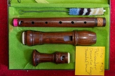 Moeck Rottenburg Alto Recorder Palisander with Decorative Rings