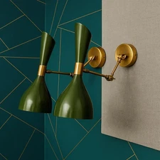 Diabolo Italian Wall Sconce 1950's Mid Century Modern Wall Light Christmas Gift