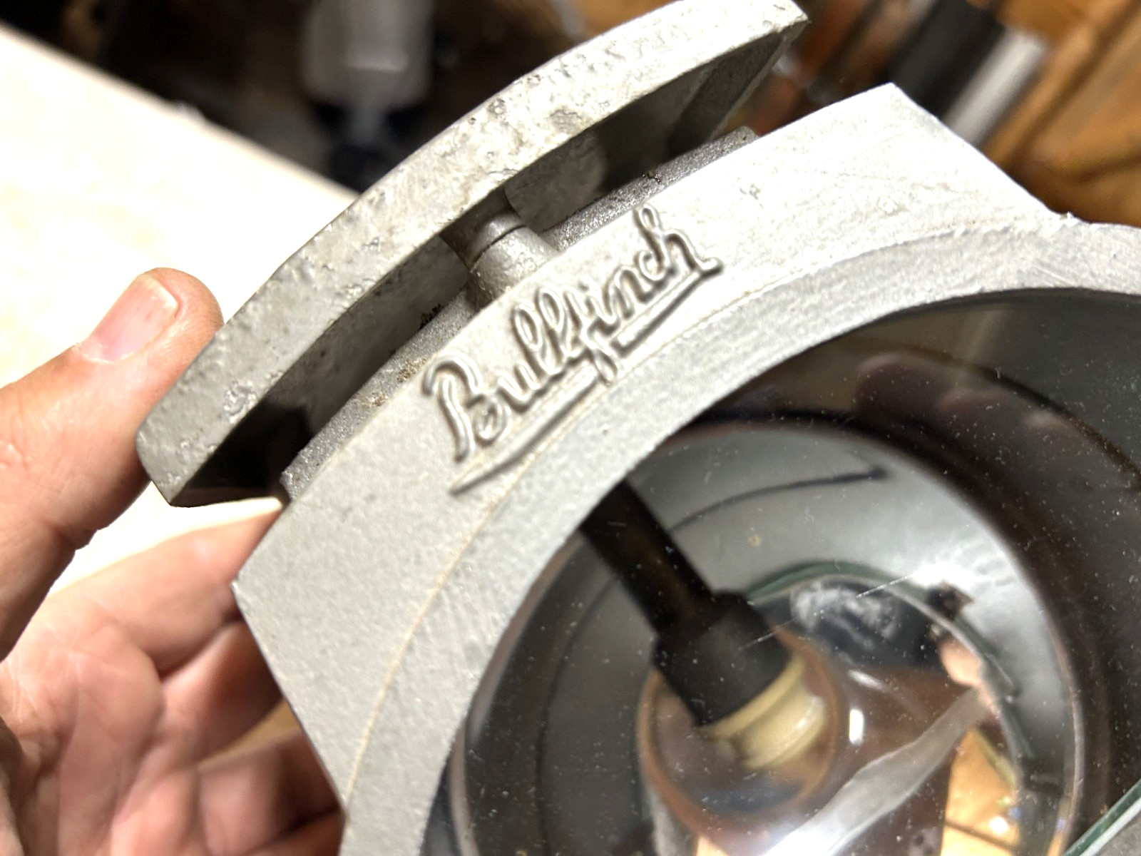 Bullfinch Butane Propane Gas Mini flood light Vintage Industrial