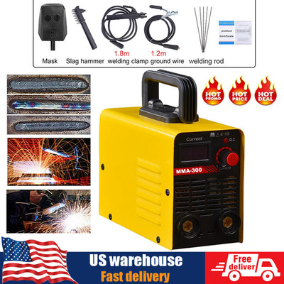 300AMP Mini IGBT ARC Welding Machine Inverter DC MMA Electric Welder Stick 110V