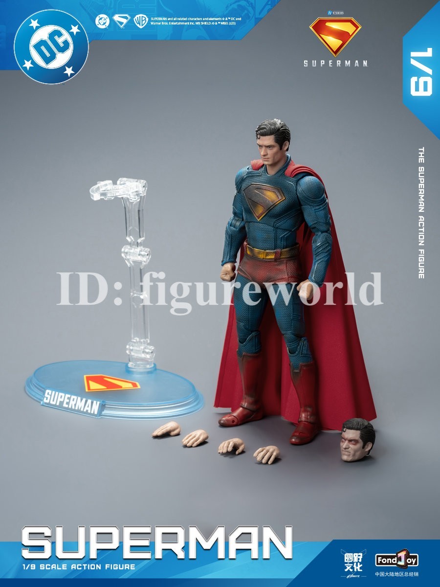 Pre-order FondJoy DC1017B 1/9 Superman 2025 Action Figure Model