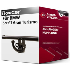 F�r BMW 5er GT Gran Turismo F07 (TowCar) Anh�ngerkupplung horizontal abnehmbar