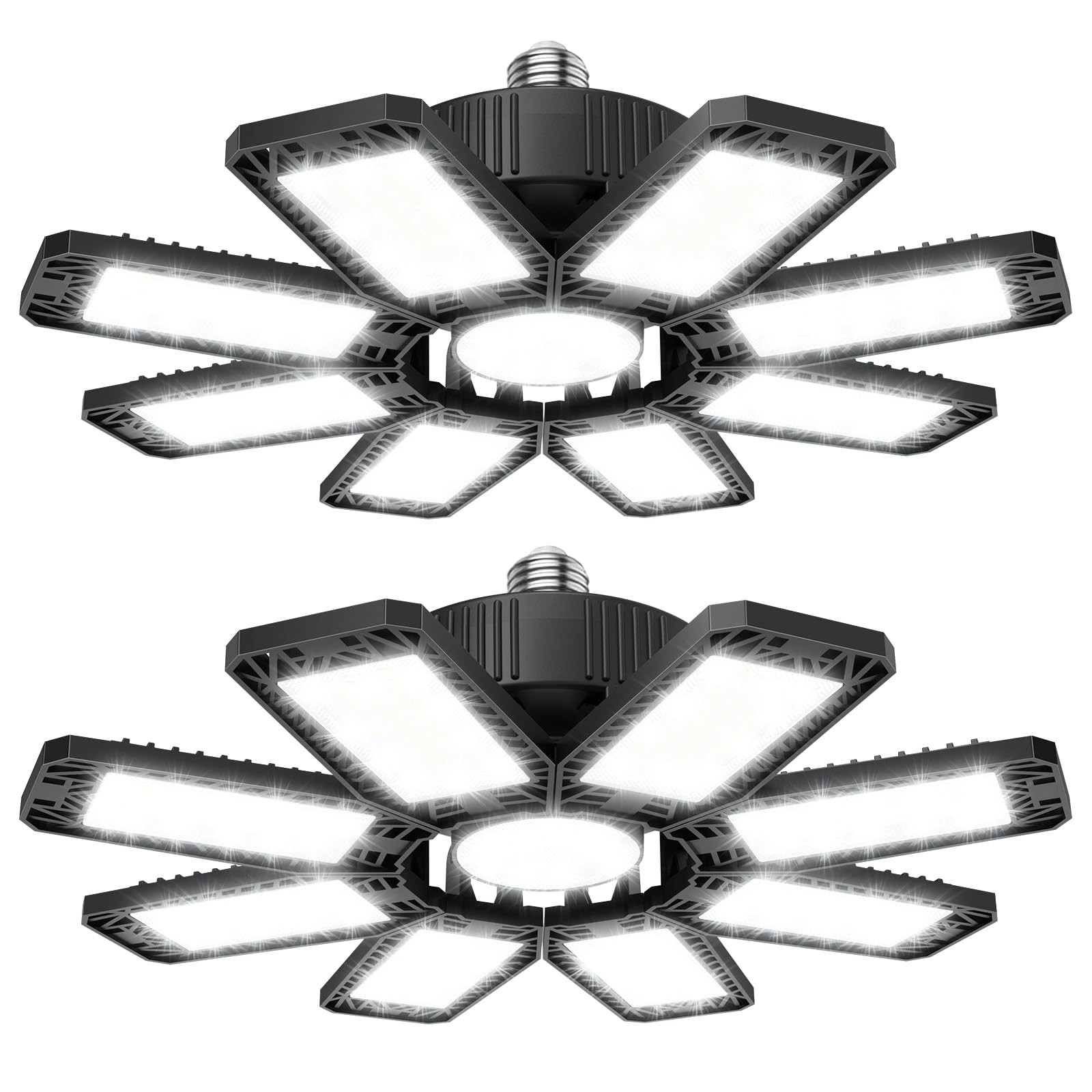 Lampe Atelier LED Anti Zone d'Ombre pour Grand Garage Sombre et Sous-Sol