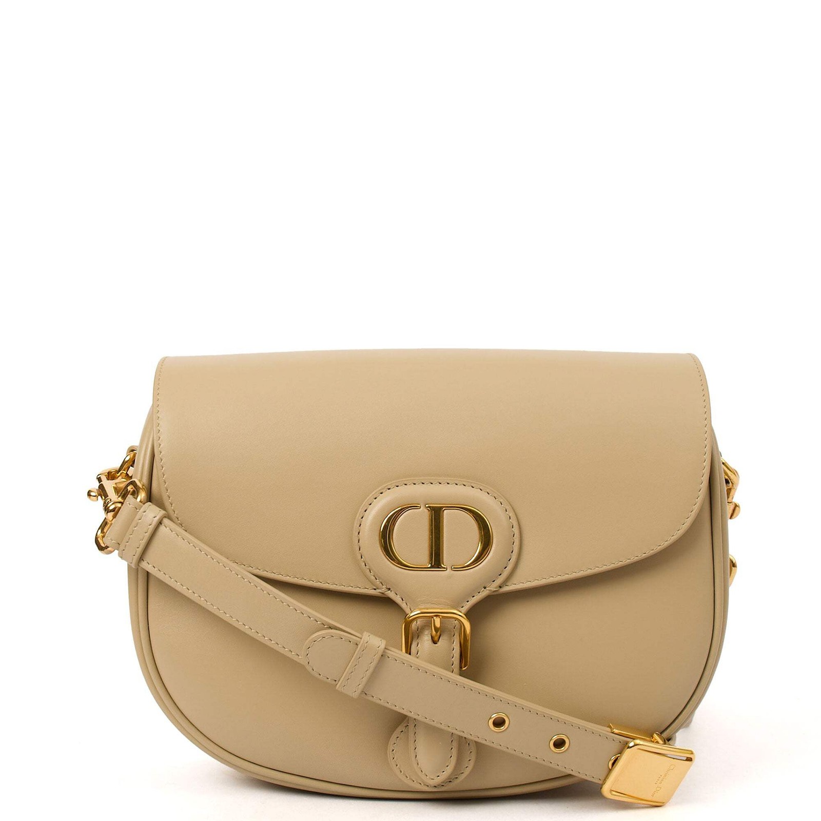 Christian Dior Cross Body Bobby- Medium in Cream, Leather
