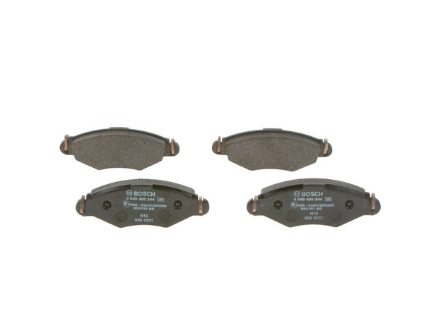 Bremsbelagsatz Scheibenbremse Bosch 0 986 495 244 Low-Metallic-image