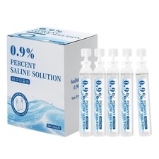 0.9 Normal Saline Solution Portable Travel Size 15ml Each 20 Per Box 300ml