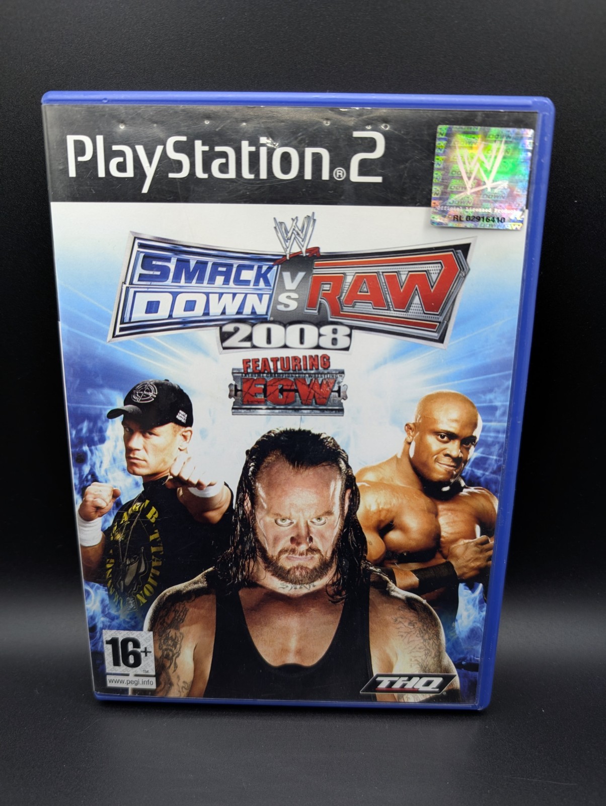 WWE SmackDown vs. Raw 2008 (Sony PlayStation 2, 2007) - PS2 - Complete - PAL