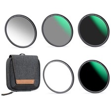 K F Concept Nano-X Series 43mm 5-Pack Magnetic Lens Filters Kit