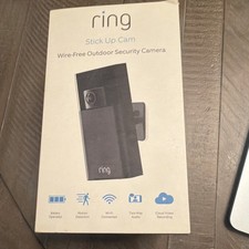 Ring Stick Up Cam Wire-Free HD Security Camera, Motion Detection, Alexa, Black