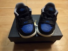 Nike Jordan Legacy 312 Low TD Black/Game Royal White Toddler Shoes 4C New FreeSH