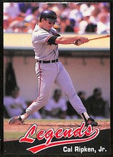 Cal Ripken Jr Baltimore Orioles #22 ⚾1990 Legends Magazine Card