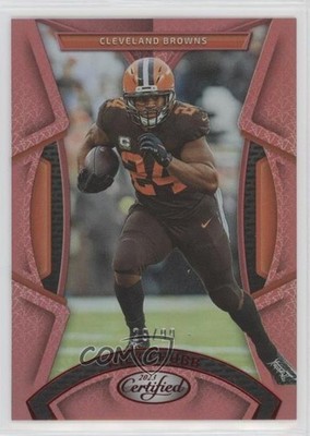 2023 Certified Mirror Red 28/99 Nick Chubb #4 16wc
