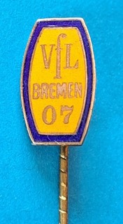 Enameled VfL BREMEN 07 Pin with Hook Pin