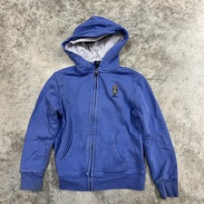 Polo Ralph Lauren Hoodie Boys 7 Blue Polo Bear Full Zip Sweatshirt Jacket