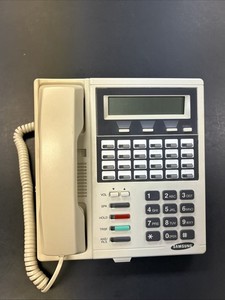 Samsung Business DCS 24B LCD Phone & Stand Prostar Office White