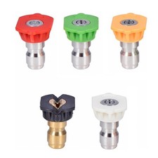 SPTA 5 sztuk końcówek dyszy natryskowej myjki ciśnieniowej wiele stopni, 1/4 cala 2,5 GPM