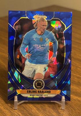 Erling Haaland 2025 Panini Prizm FIFA Club World Cup #136 Blue Ice Prizm /175