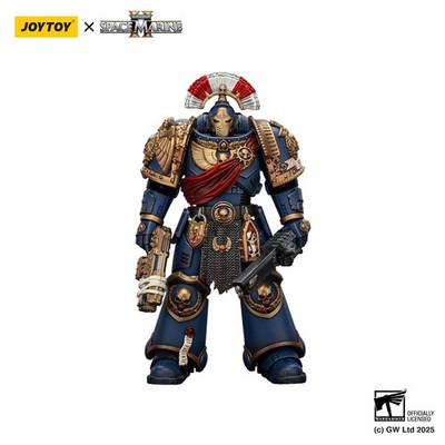 JOYTOY 1/18 Ultramarars Relikt Sekundusrüstung Bolzgew Kettenschwert Bolzpistole