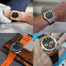 Rubber Silicone Strap for AP Royal Oak – 26mm 15400 Watch Band