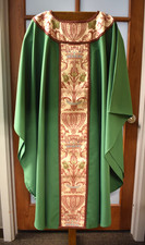 + Used Green Vestment, No Stole + 51" +  (#V348)