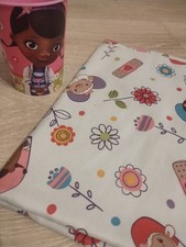 Doc McStuffins Toddler Top Sheet And Cup Lot