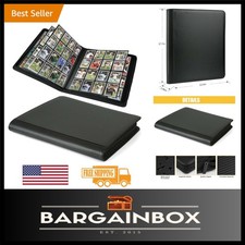 Ringless Trading Card Binder - 1000 Capacity, 16 Large, Black Opens in a new...