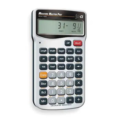 Calculated Industries 4020 Calculator, Construction, 5.5X0.5X2.9