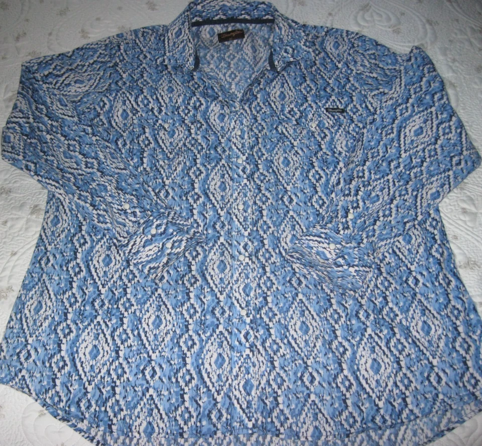 Wrangler, Smart,Long Sleeved, Blouse.Modern Country Cowgirl Style.Size 22.SUPER