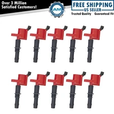10 Piece Premium High Performance Engine Ignition Coil Kit for Ford V10 6.8L