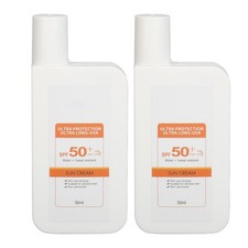 2pcs Light Fluid Face Sunscreen 50ml Sweatproof Non Greasy Even Skin Tone Ul BAJ 52.70 per litre