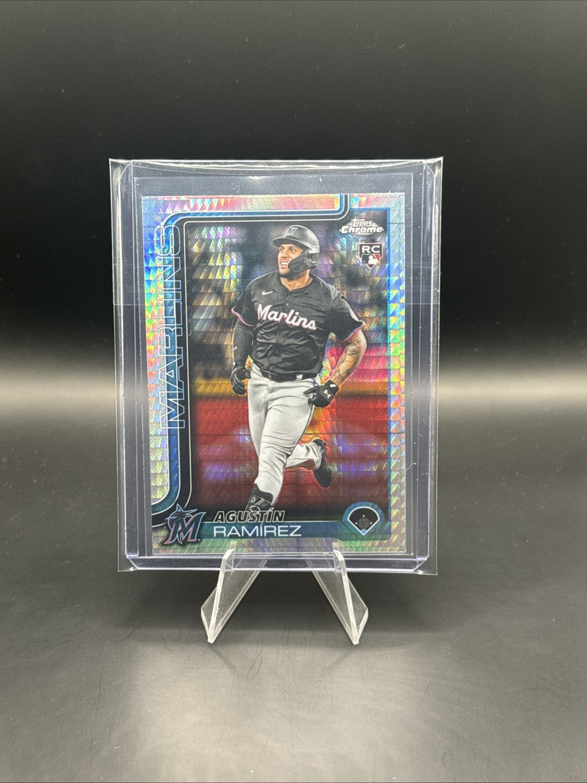 2025 Topps Chrome Update Agustin Ramirez #USC200 Prism Refractor RC Rookie