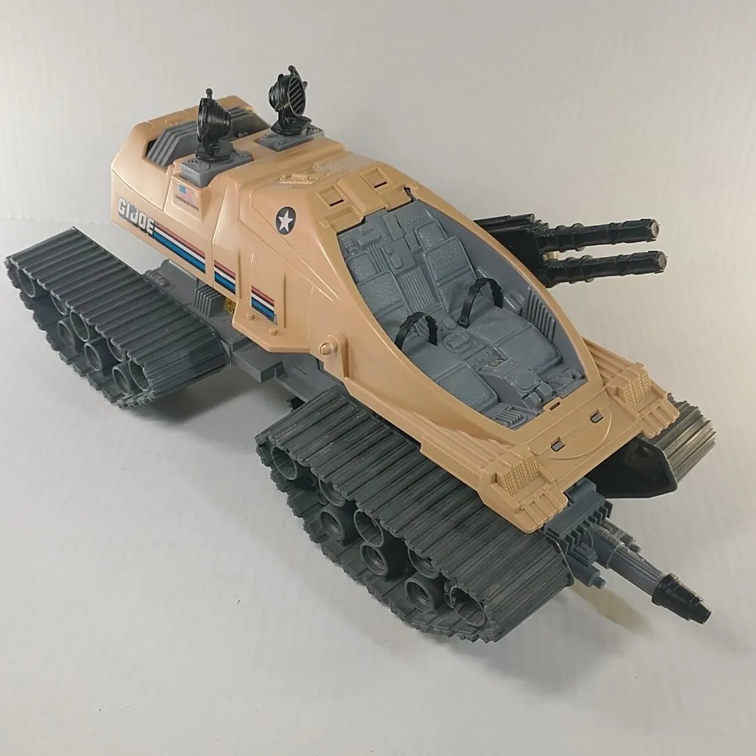 Vintage G.I. Joe Plastic 1989 Hasbro Inc ARAH Tan Tank Toy | eBay