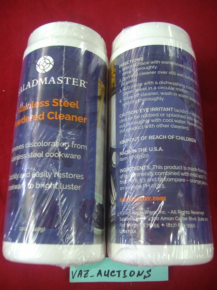 Saladmaster Salad Master Stainless Steel Cookware Cleaner/Polisher 12oz =NEW= - Image 4 of 4