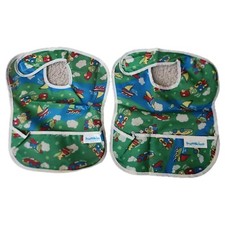 Lot of 2 Bumkins Toddler Bibs