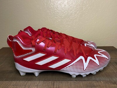ADIDAS FREAK 22 TEAM FOOTBALL CLEATS SIZE 12.5 RED WHITE GW3422