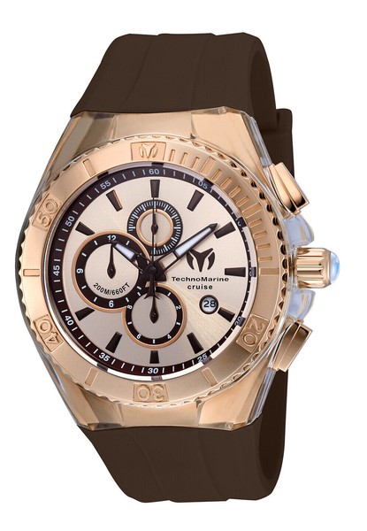 Technomarine Cruise Star 45mm Rose Gold Stainless Steel Case with 