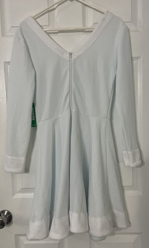 Vestido de muñeco de nieve Tipsy Elves para mujer - Disfraz de muñeco de nieve blanco Navidad talla M - Imagen 7 de 7