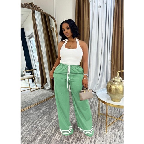 Wide Leg Sweatpants for Women High Waisted Drawstring Casual Loose Long Pants - Picture 4 of 29