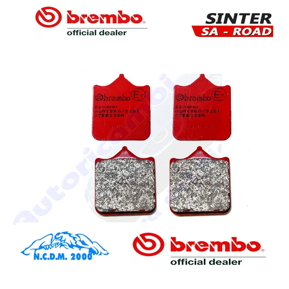 8 Front Brake Pads Brembo Sintered Bimota DB6 R Delirio 1100 2014 Foto 3 de 4