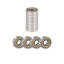 10Pcs 624ZZ Ball Bearing (4mmx13mmx5mm) Double Shielded Deep Groove Bearings