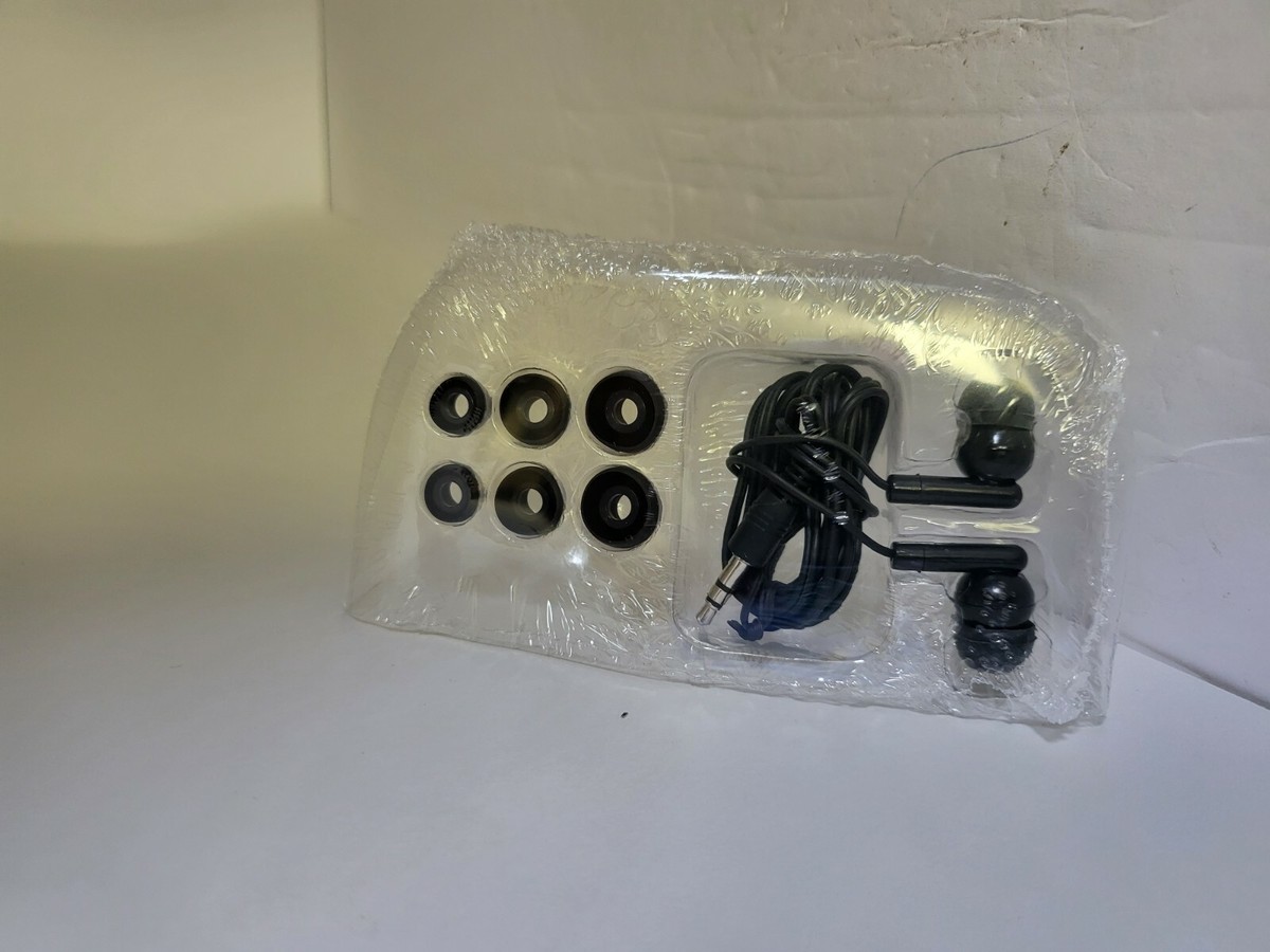 NEW Black Earbuds Headphone Stereo for Wii U Gamepad