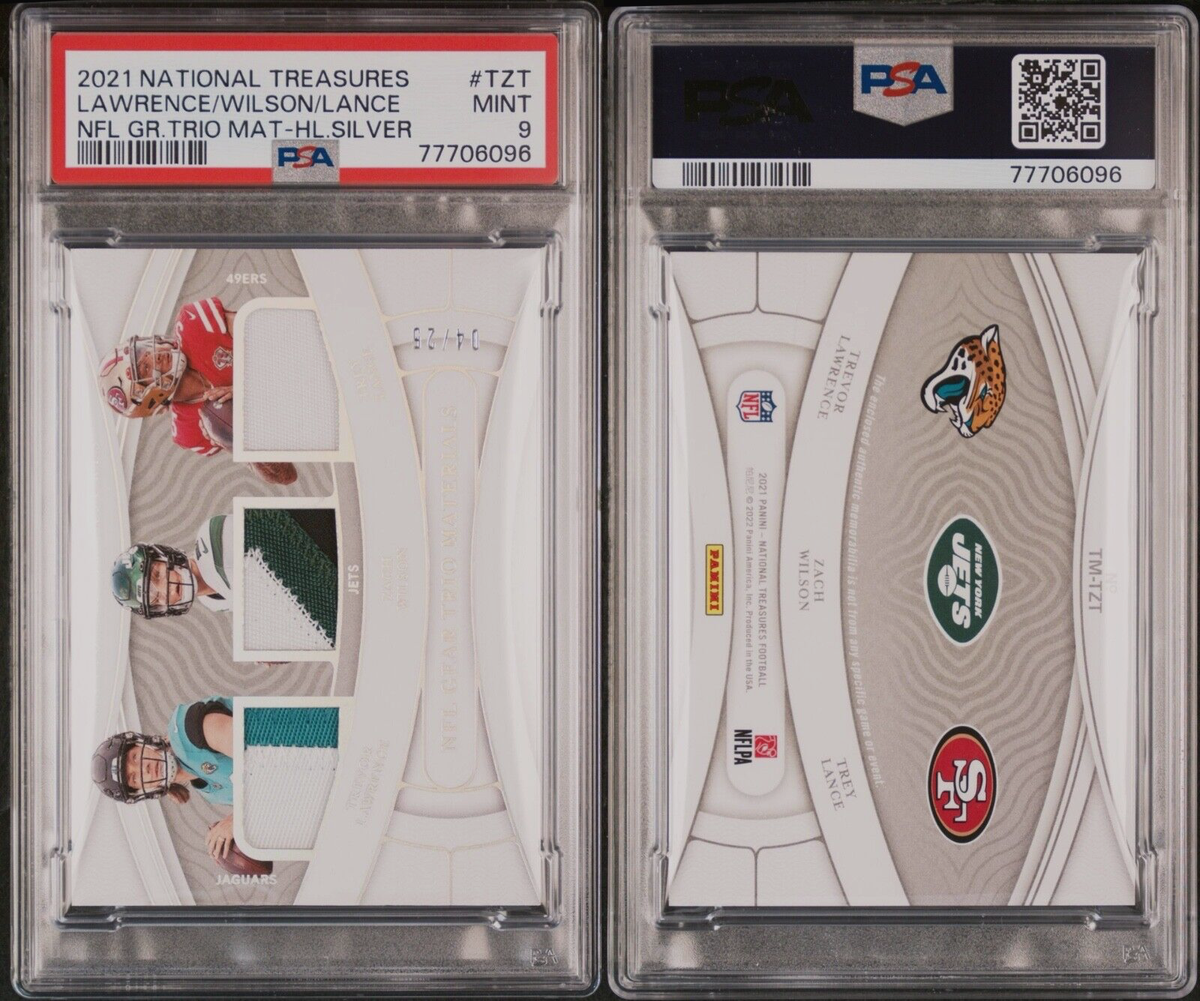 2021 Panini National Treasures - Nfl Gear Trio Materials Trevor