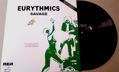 Eurythmics-Savage-LP Mexico Promo Radio Unique Cover-PS