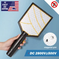 Perfect DC Power Handheld Mosquito Swatter Killer Racket Fly Swatter Zapper